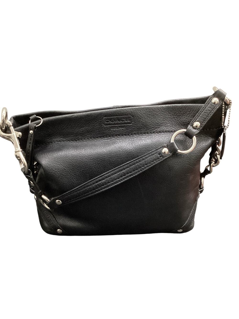 Coach Purse Women One Size F15251 Carly Hobo Shoulder Bag Leather Chain Details